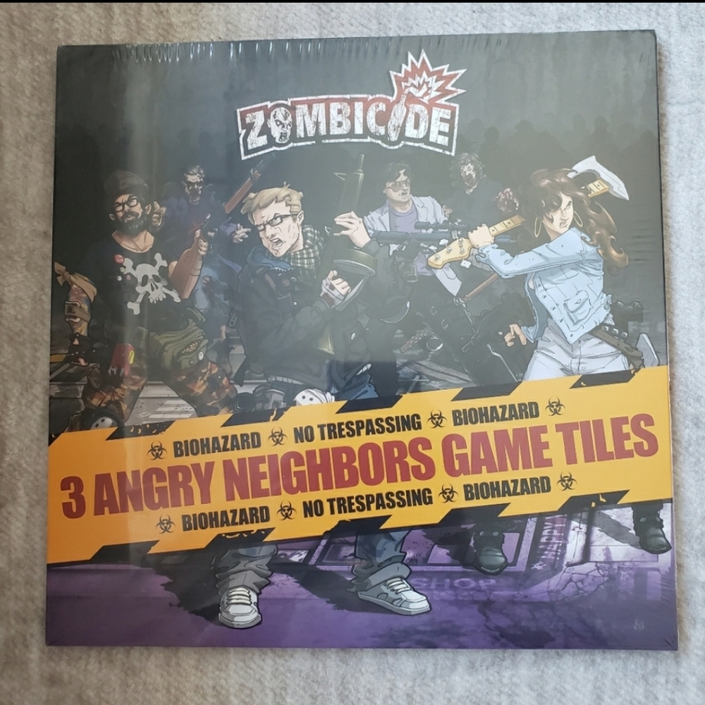 ZOMBICIDE 3 Angry Neighbors Game Tiles New